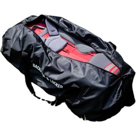 Backpack Locker Lightweight - flight travel backpack / rucksack / bag transit cover - lockable (padlock GRATIS!) duffel bag (65 l - 285 g)