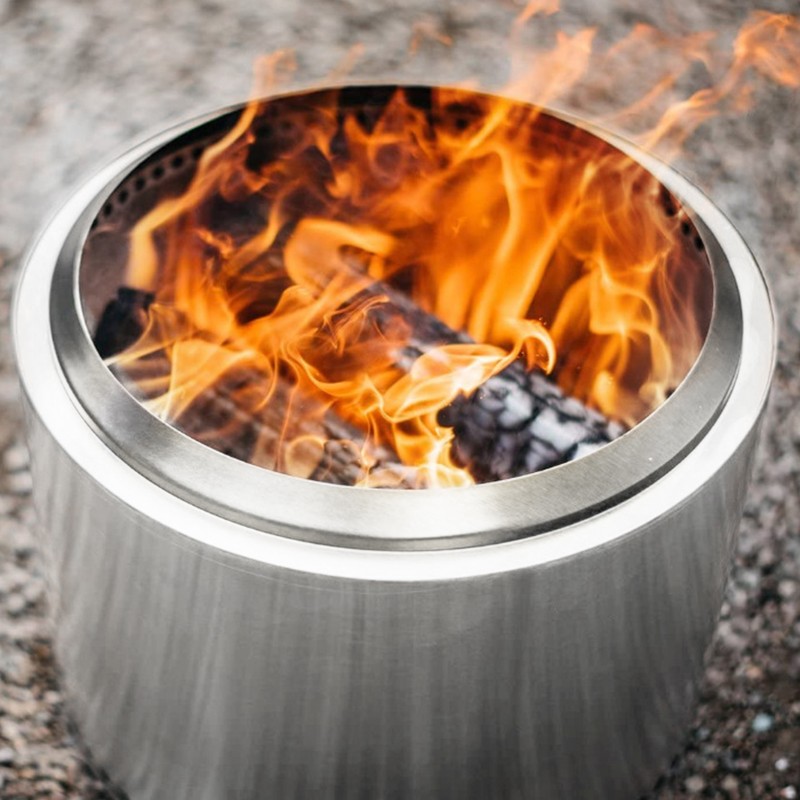 Fire Pit Portable Outdoor Wood Burning Patio Backyard Firepit for
