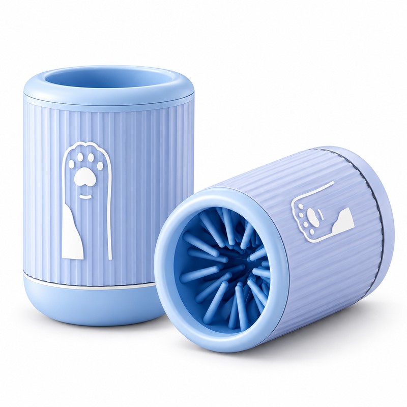 Dog Paw Cleaner Cup for Muddy Paws – Manual Twist