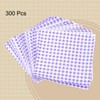 HARFINGTON 300pcs Square Checkered Wax Paper Sheets 7.09" x 7.09"