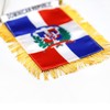 Dominica Hanging Flag with Suction Cup 4x6 Inch - Double