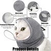 Cat Muzzle for Grooming, Breathable Mesh Cat Head Cover to