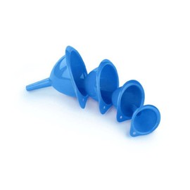 Chef Aid Set of Funnels, Colours May Vary