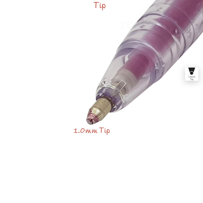 iGlitter Xtra Sparkle Glitter Gel Pens, MULTICOLOUR, Medium Point (1.0mm),