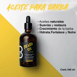 Aceite Para Barba Beard Oil Level 3 Nutre Y Fortalece 100 Ml