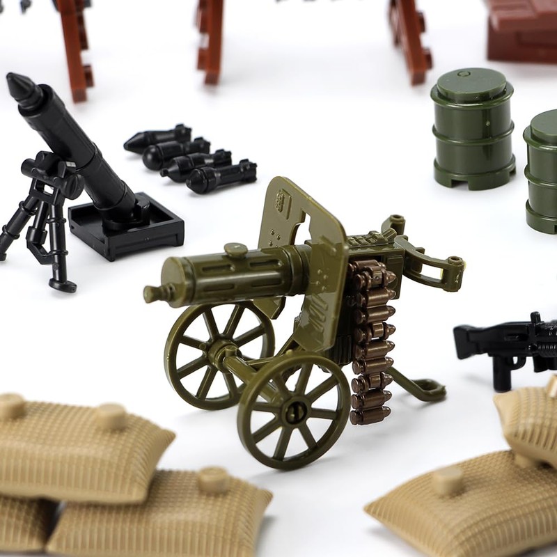 Feleph WW2 Weapons Set US Military Toy Kit for Soldier