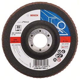 Bosch 2608607355 22 mm Metal Flap Disc for Angle Grinders