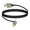 RIIEYOCA 8K Mini HDMI to HDMI Adapter Cable,90 Degree Up