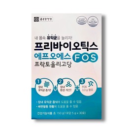 Chong Kun Dang Health Prebiotics FOS FOS 5g x 30 packets / 종근당건강 프리바이오틱스 FOS 에프오에스 5g x 30포