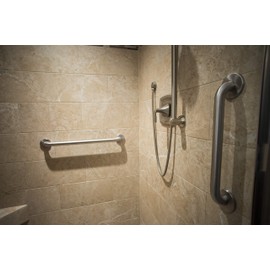 Design House 514067 Commercial Safety Grab Bar 24-inch Polished Stainless Steel