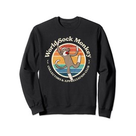 World Sock Monkey Collectors & Appreciation Club Sock Monkey Sweatshirt