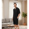 DAVID ARCHY Mens Pajamas Set Short Sleeve Summer Loungewear Soft
