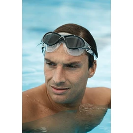 Cressi Unisex Schwimmbrille Planet, klar/blau/schwarz, one size, DE202722