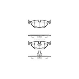 Triscan 8110 11003 Brake Pad Set, disc brake pad set (4 Parts)