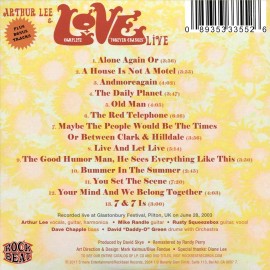 ARTHUR LEE & LOVE COMPLETE FOREVER CHANGES LIVE NEW CD