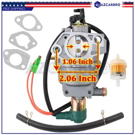 Azcarbro Replacement Carburetor For Honda Gas Generator Carburetor 16100-Z7E-D11