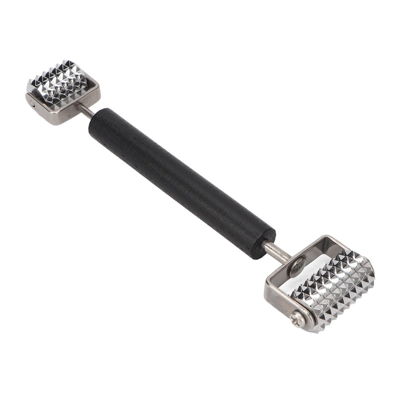 Face Massage Derma Roller Double Head Metal Ridged Derma Roller
