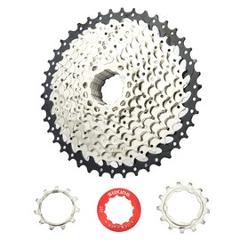 CYSKY 10 Speed Cassette 11-42T Bike Cassette Sprocket Compatible with Shimano/Sram/Sunrace HG System Fit for Mountain Bike, Road Bicycle, MTB