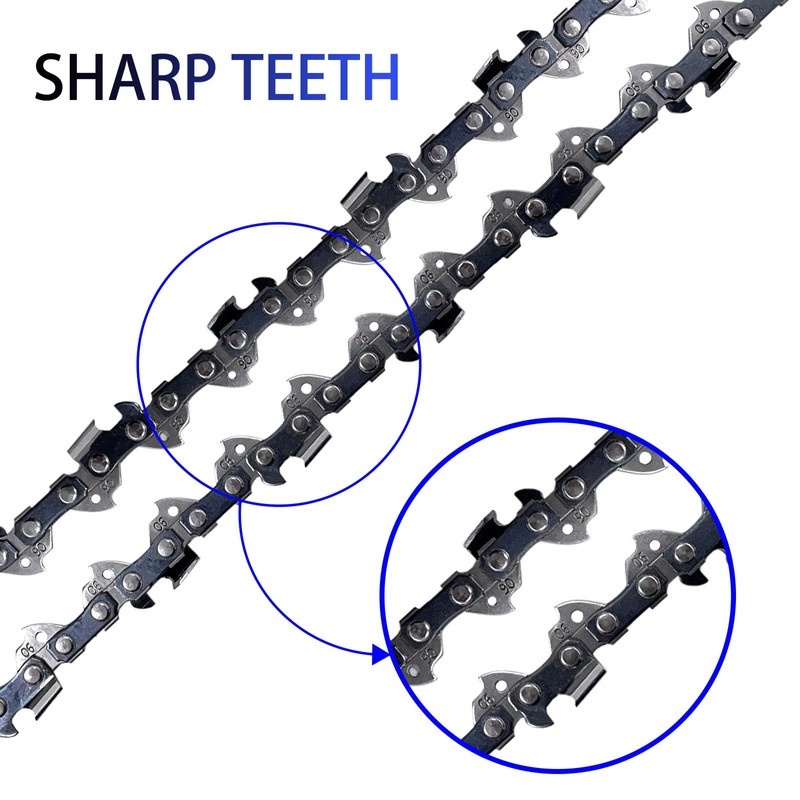 Opuladuo 2PC 10 Inch Pole Saw Chain for Kobalt KPS