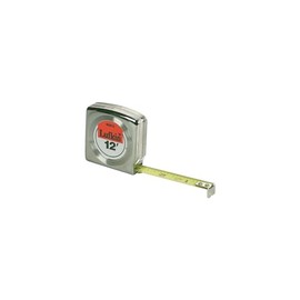 Crescent Lufkin 1/2" x 12' Mezurall® Chrome Case Yellow Clad Power Return Tape Measure - W9212