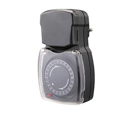CHACON Waterproof Mechanical Timer IP44-3500W 48 Cycles Grey