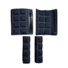 Universal Helmet Chin Pads Foam Sponge Straps Padding Replacement Cushion