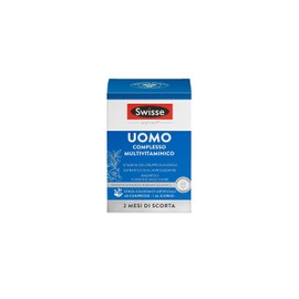 SWISSE Ultivit - Multivitaminico Uomo con Vitamina C D e Zinco per Supporto Sistema Immunitario Adulti, Integratori con Magnesio Biotina e Ferro per Metabolismo Energetico, Made in Italy, 60 Compresse