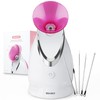EZBASICS Facial Steamer Ionic Face Steamer for Home Facial, Warm