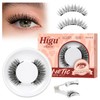 Higu clace Magnetic Eyelashes, Magnetic Eyelashes, Without Eyeliner, Magnetic Eyelashes