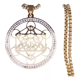 TENDER LIHOME Dije Collar Metatron Arcángel Sello De Protección Espiritual