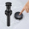 Bathroom Wash Basin Drainer Siphon, Oil Rubbed Bronze Vessel Sink