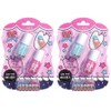 Candygirl Water-Based Safe Kids Nail Polish, 03 Mint Hot Pink, 2 Pieces / Candygirl 수성 안전 어린이 매니큐어, 03 민트핫핑크, 2개