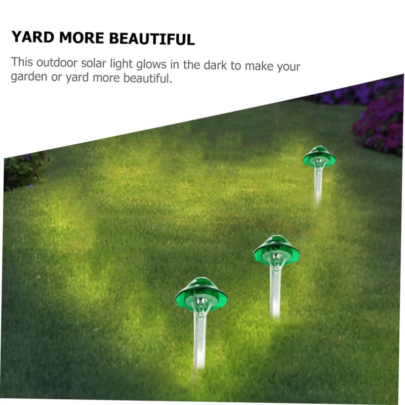 OSALADI Mushroom Lamp Mushroom Pathway Light Outside Solar Lights Pathway