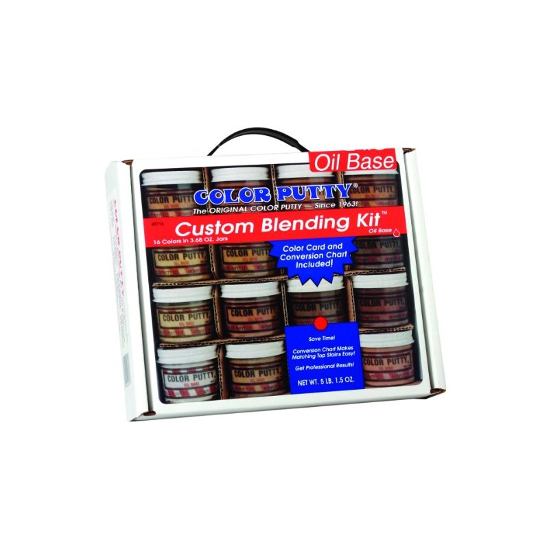 Oil Based Custom Blending Kit by Color Putty - Includes
