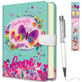 Promotion Craft Gifts A5 Notebook Diaries With Pen Notebook and Metal Magnetic NotebookPages: 96 Sheets, Color: Blue