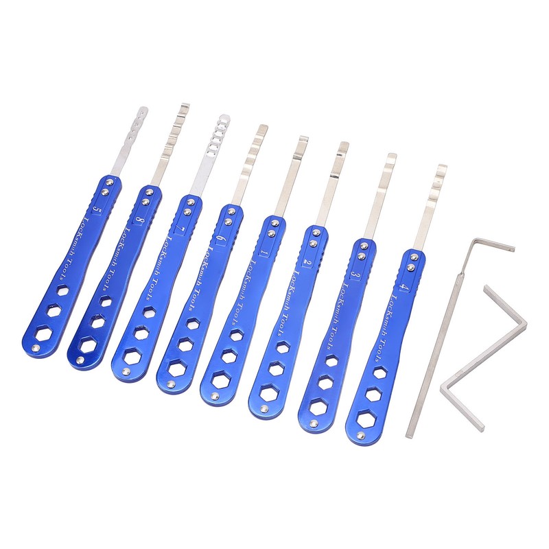 8Pcs Pickup Tool Stainless Steel High Accuracy Single Hook Pick