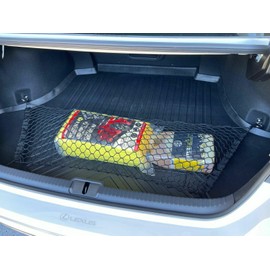 EACCESSORIES EA Trunk Organizer Cargo Net for Lexus ES350 ES300h 2019-2023– Floor Style Cargo Net for Sedan - Premium Mesh Car Trunk Organizer Vehicle Carrier Storage – Compatible with ES350 ES300h