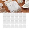 24pcs Mini Clear Jewelry Box Transparent Portable Small Plastic Storage