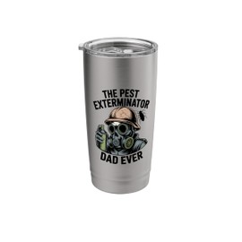 Funny Exterminator Dad Pest Control Father's Day Pest Dad Stainless Steel Insulated Tumbler
