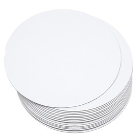 qiqee 40-Packs Cake Boards Round 10 Inch White Circles Rounds Base Food-Grade Cardboard Cake Plate (Thinner But Stronger)