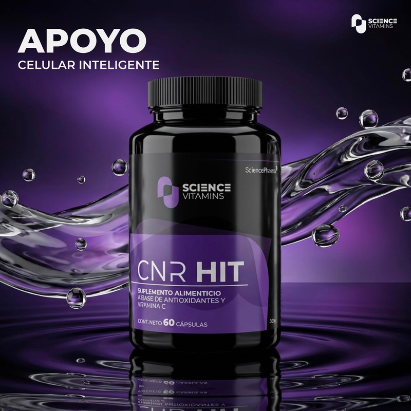 Science Vitamins CNR HIT | Glutatión, Trans-Resveratrol, Curcumina y NAD
