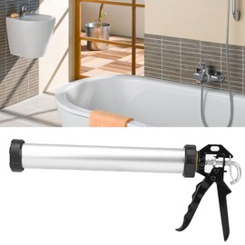 Aluminum Tube Silicone Caulking 600ml Silicone Caulking Tool with 10 Nozzles