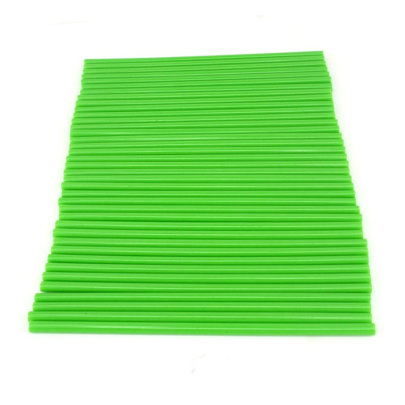 JFG RACING 72 Pcs Green Motorcycle Spoke Covers Guards For