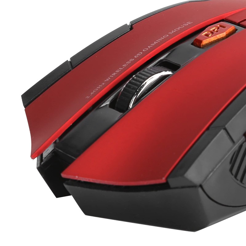 Archuu Mechanical Gaming 2.4G Mouse, 1000/1200/1600 3-Speed DPI Ergonomic Mouse