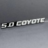 Emblem Badge 1PC 5.0 COYOTE Emblem White on Black –