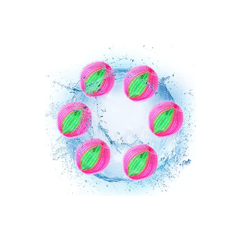 Reusable Pet Hair Remover Balls for Laundry - 6 Pack