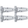 Chrome Smoker Hinge Walk in Refrigerator Cooler BBQ Pit Flush