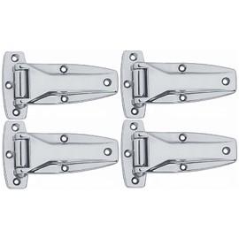 Chrome Smoker Hinge Walk in Refrigerator Cooler BBQ Pit Flush Trailer Parts Bolt (4)