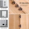 Redunest 1/2 Inch Overlay Soft Close Cabinet Hinges, 2 Pack