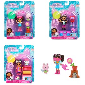 Gabby's Dollhouse Cat-tivity Set with Gabby and Cat Figure, 2 Accessories, Surprise Box and Furniture, Suitable for Children from 3 Years